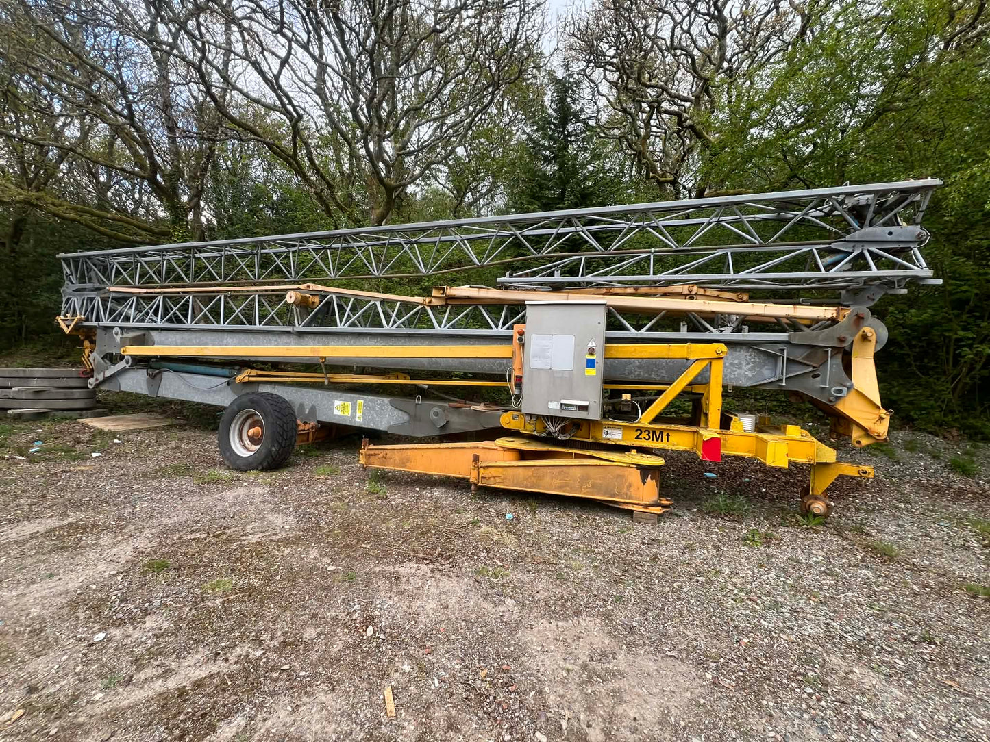 San Marco SMH321 Pedestrian Tower Crane – 32m Reach, 4 Ton Capacity