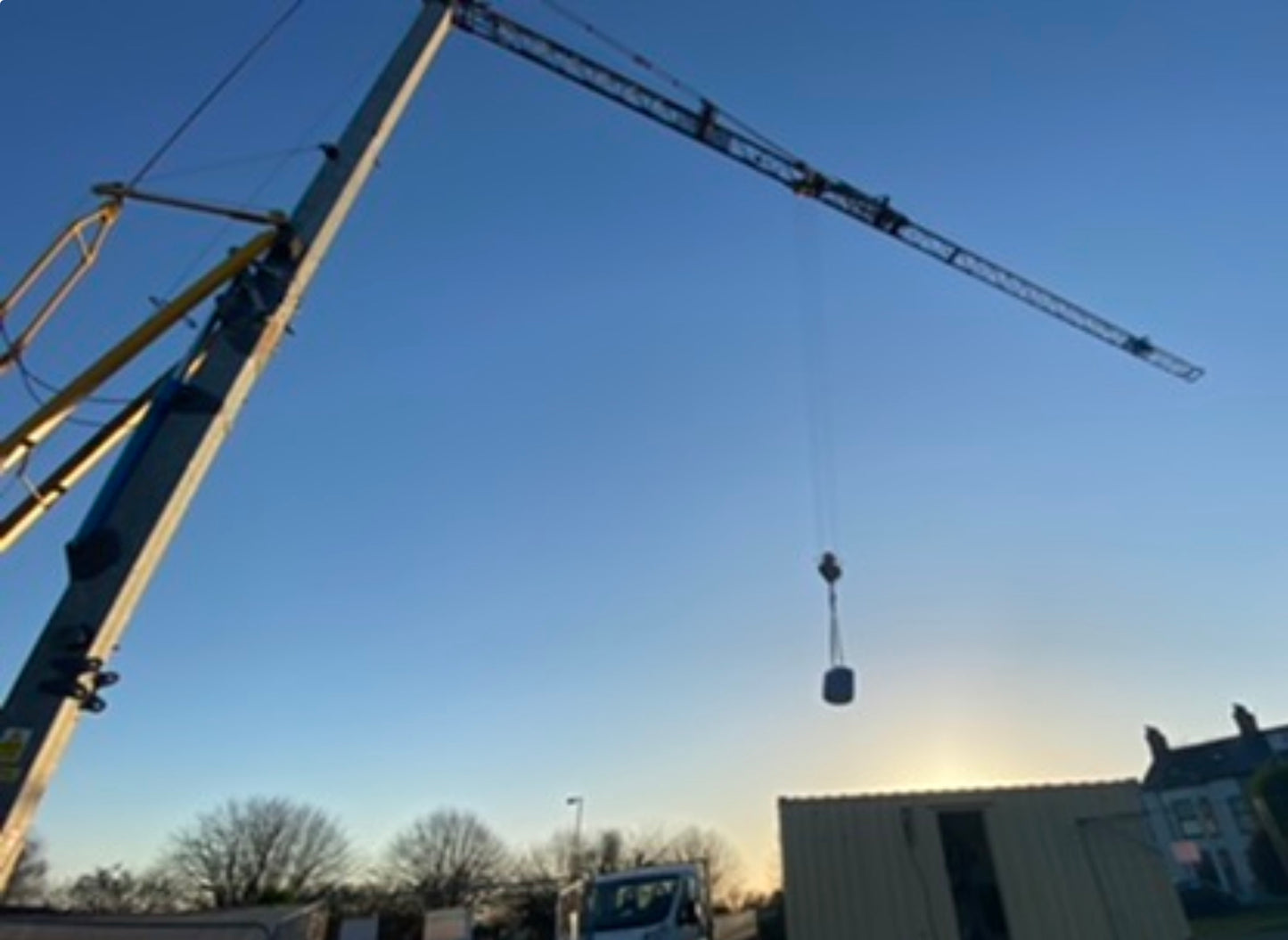 San Marco SMH321 Pedestrian Tower Crane – 32m Reach, 4 Ton Capacity
