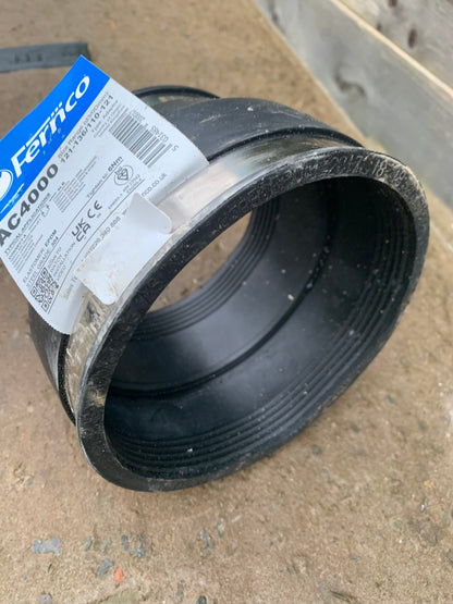 Fernco AC4000 rubber clay/plastic joint