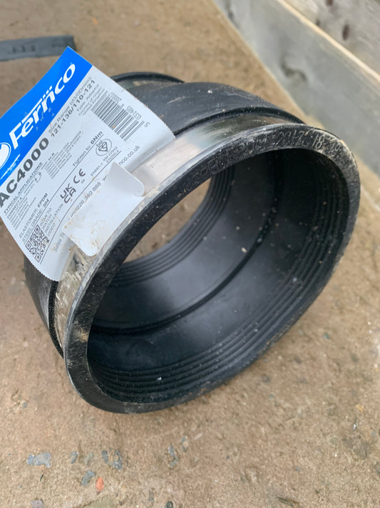 Fernco AC4000 rubber clay/plastic joint