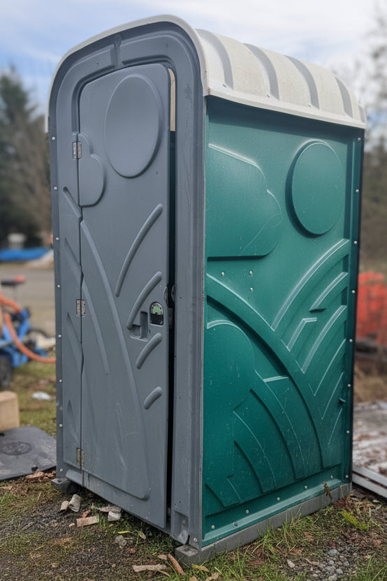 site toilet-used